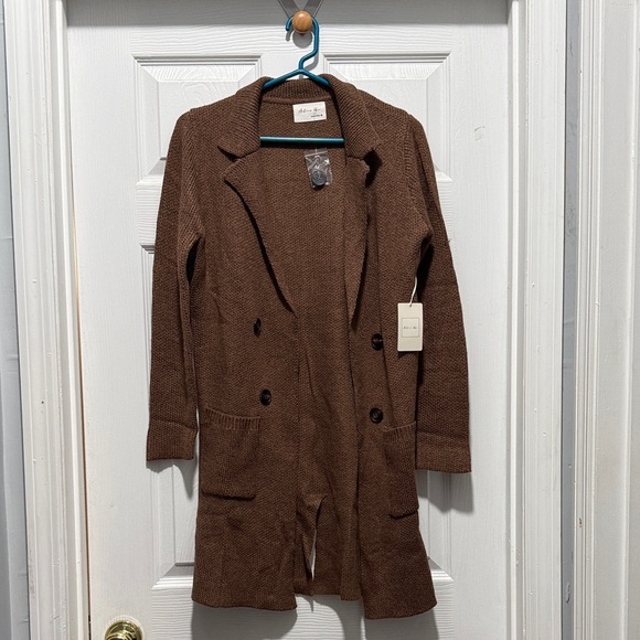 Active User Jackets & Blazers - Chocolate Brown Women's Sweater
